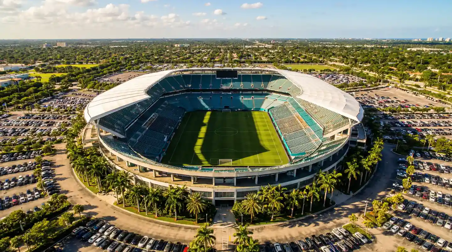 Hard Rock Stadium en Miami Gardens, sede del Mundial 2026