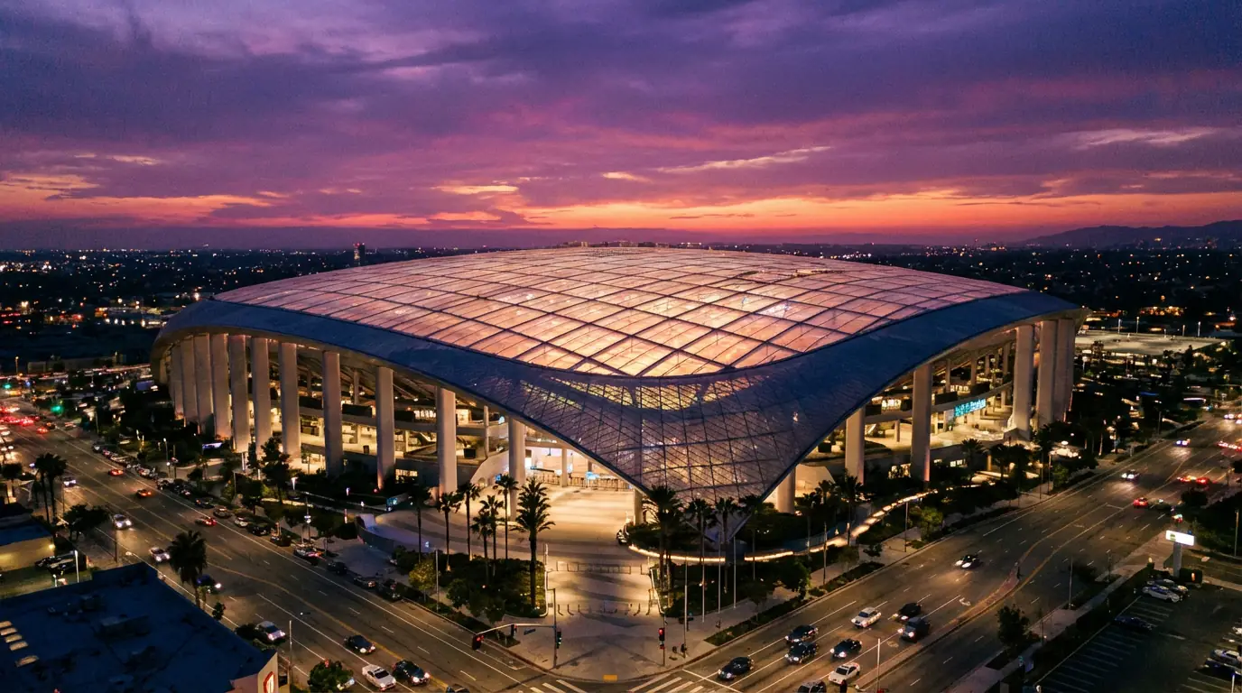 SoFi Stadium en Inglewood, Los Angeles, sede del Mundial 2026